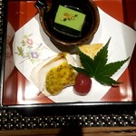 京都鉄板焼 結 - 前菜3種類