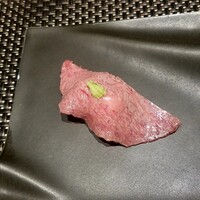 京都鉄板焼 結 - 黒毛和牛炙り寿司
