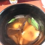 うかい鳥山 - きのこ汁