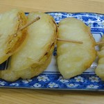 100円キッチン和 - 玉ネギの天婦羅