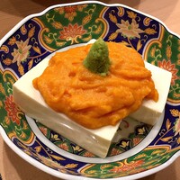 江戸前寿司 日ノ出茶屋 横浜 - 生からすみ・豆腐掛け