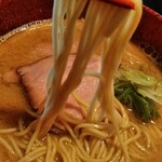 鶏塩と同じ#25細麺使用、もう少し太くても良いかな？