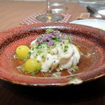 中国菜エスサワダ - ４品目、タラの白子料理