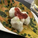 ごはんばー - ハモの梅ソース和え