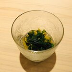 新ばし 星野 - 京菊名と菊花のお浸し