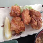 焼石クアパークひめかゆ 食堂 - 唐揚げアップ