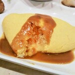 ホテルオークラ 東京ベイ  - オムレツはチーズオムライスに♡