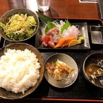 大衆居食 信貴 - 刺身定食(ランチ)