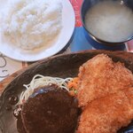 キッチンドナルド - ごはん　味噌汁つき