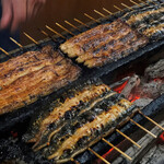 かぶと - 蒲焼の焼き上がり