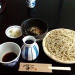 そば処　鴨亭 - 辛味大根おろしそば・750円。2012.03.10