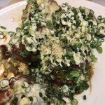 大阪やき三太 - 料理写真:ネギたこ(食べかけ)
