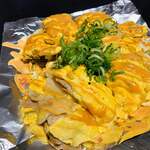 錦わらい 五反田店 - オーロラソースがミソの「わらいのとんぺい焼き」