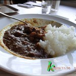 レストラン湖水 - タリアセンビーフカレー　食べかけで失礼します