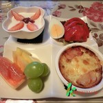 軽井沢ペンション すばる - 朝食プレート