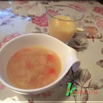 軽井沢ペンション すばる - 朝食スープ