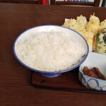 うさみ - イワシ天ぷら定食のご飯