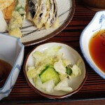 うさみ - イワシ天ぷら定食の漬物