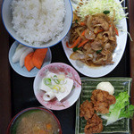 むらこ志家 - 焼肉と唐揚げ定食