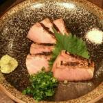 岡むら - 刺身 『 ぶりスモーク 』