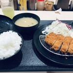 松のや - 朝だけの４００円定食です（２０１９．１１．１７）