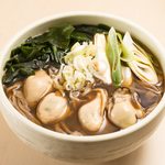 手打ちそば さくら - 料理写真:期間限定　　牡蠣そば　1,100円