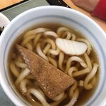 どんきゅう - セットの小うどん（ねぎ抜き）