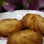 レストラン山崎 - 金胡麻と米粉のクッキー