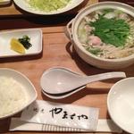 豚処 馳走 やまとや 天神店 - 芳寿豚塩めんちゃんこ御膳