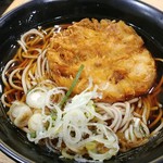 Eki Soba Sobadokoro Nakasendou - いかと紅しょうがのかき揚げそば　４８０円