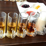 カフェアロンジ - テイスティング紅茶