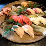 味楽寿司 - 最初の5貫