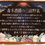 Marine＆Farm　SAJIMA - 三浦野菜のご紹介