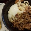 麦まる - 料理写真:牛ぶっかけとろろうどん1.5玉＆さんま天