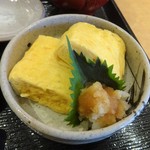 赤坂ごはん 山ね家 - ランチ：たこ玉御膳（出し巻き）