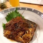 雷鶏 - 「鯖のぬか味噌だき」。こういう料理がしっかり美味しいのが嬉しい。ここのお店、味噌が美味しい