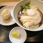 手打ちうどん寺屋  - 【2019/11】ぶっかけうどんと半熟卵天