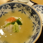 三友居 - 蟹入り蕪蒸し　山葵あん