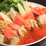 十焼十鍋 - 海鮮親子石狩鍋