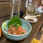 Tano Hei Tei Sashimi Semmon Ten - サーモン中落ち