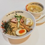 ラーメンにっこう - つけ麺(中)味玉ﾄｯﾋﾟ