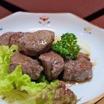 旬香　魚佐太 - 淡路牛のサイコロカーリックステーキ