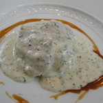 レストラン ファロ 資生堂  - 主菜・仔牛と香草クリーム　ストラコット風