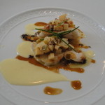 レストラン ファロ 資生堂  - 主菜・鮟鱇のパデラータ　筍のアロマット