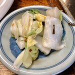 吉ひろ - 定食の漬物
