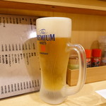 いちくら - 生ビール(500円)