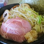 ラーメン ポール亭 - 特製二郎ラーメン 野菜増し ニンニク