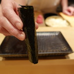 119964820 - まぐろ手巻き