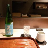 御料理 無窮 - 日本酒は湯のみでいただきました