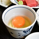 弥市 - 【弥市定食@1,250円】生卵